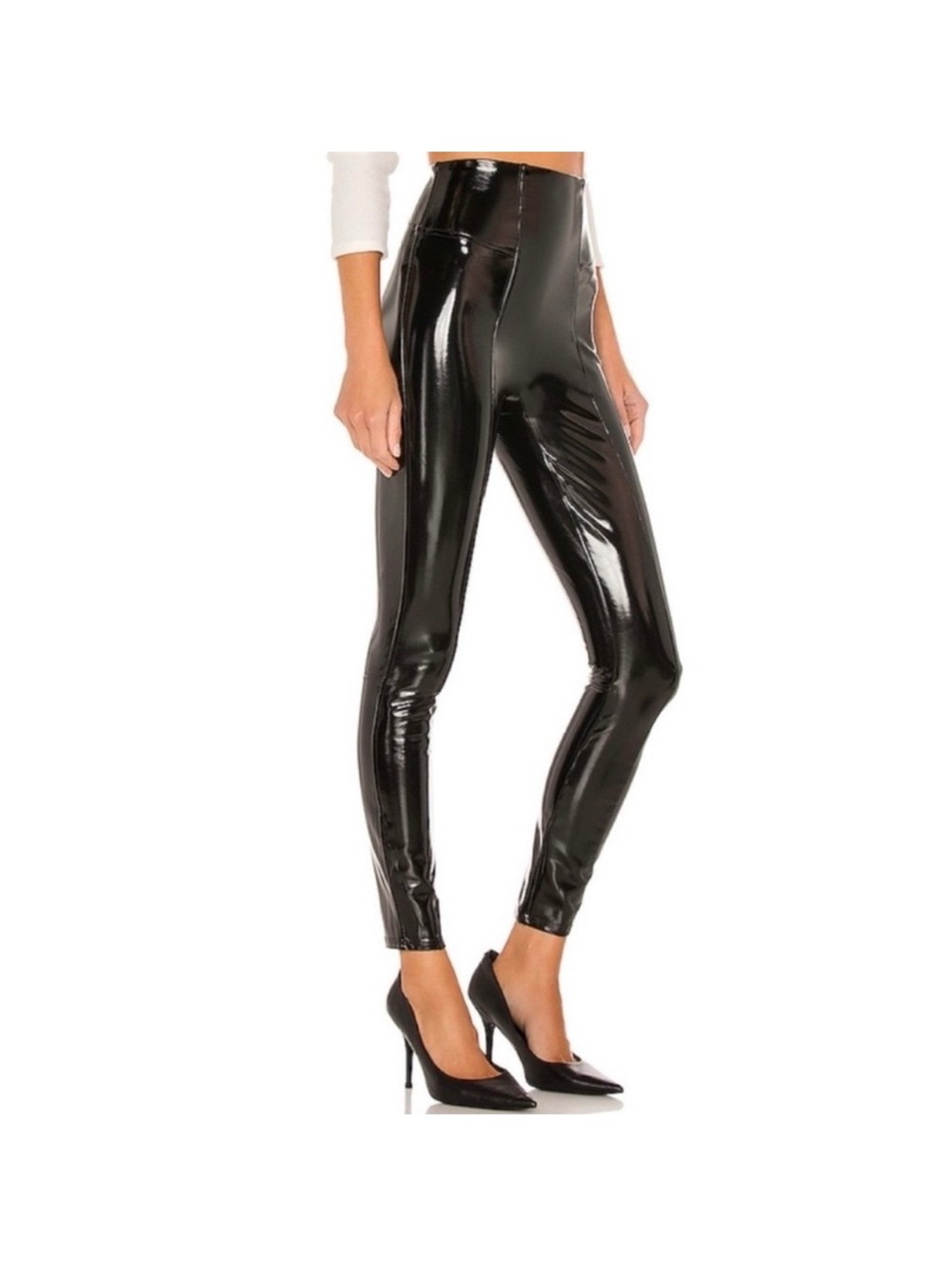 Spanx Faux Patent Leather Leggings - Picture 1 of 6